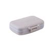 Pastillero de Seis Compartimentos, Pastillero Sellado de 6 Compartimentos, Compartimento Desmontable, Mini Caja de Medicamentos Portátil, Caja Pequeña de Embalaje para Pastillas