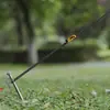 Tienda de Suministro Especial Transfronteriza Cuerda Luminosa a Prueba de Viento 3 mm * 4 m Cordón para Toldo Soporte Fijo Barra de Soporte Cuerda Doble Reflectante para Tienda