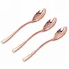Cuchillo, Tenedor y Cuchara de Plástico Desechables Tenedor Cuchara Galvanizados para Pastel Tenedor Cuchara Mini para Postre Cuchara para Pudín Tenedor para Pastel de Luna