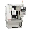 Equipo de máquina herramienta de doble cabezal CNC de alto brillo hardware metal aleación de zinc aluminio marco clave procesamiento de alto brillo