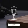 Dispensador de licor al por mayor, decantador de vino, de cristal para el hogar con disipador de escala para hoteles y restaurantes.