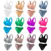Traje de Sostén Deportivo para Mujer Sin Aros Recolector Cómodo y Sin Marcas Ropa Interior Acolchada Delgada Espalda Hermosa Europea y Americana Chaleco de Yoga