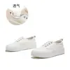 Zapatos Blancos de Piel Genuina para Mujer 2026 Verano Nuevo Estilo Slip-On Zapatos de Pescador Versátiles Casuales Zapatos de Mujer con Suela Gruesa