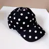 Gorra de Béisbol Estilo Japonés Estilo Chanel Estampado Completo Gorra de Sol de Verano para Niños Gorra con Visera de Puntos Ola Fresca de Moda