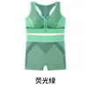 Novo macacão esportivo com zíper roupa íntima simples de triângulo peça única colete shorts de triângulo trabalhadora de fábrica atacado direto