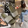 Gao Meilun Wooohu Nuevas Sandalias WH2128-21 para Mujer con Plataforma Moda Versátiles para Exterior Zapatillas de Piso Elevadas