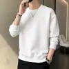 Suéter branco de alta qualidade masculino moda ins primavera e outono casaco de malha suéter jacquard uso do casal waffle top estilo Hong Kong