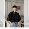 Nova camisa casual charmosa estilo chinês para homens, nova jaqueta de alta qualidade de manga curta para o verão de 2026, camisa versátil de seda gelada com toque fresco
