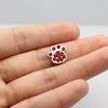 Acessórios para Coleira de Cachorro Osso de Gato com Garra de Diamante 8mm Pulseira Personalizada DIY Acessórios para Coleira de Animal de Estimação Liga de Zinco Strass Pegadas Joias