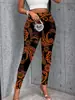 Leggings de Moda Feminina Transfronteiriços com Estampa de Arte Abstrata, Leggings com Estampa Digital 3D, Personalizáveis, Podem Ser Encomendados em Atacado a Partir de Uma Peça