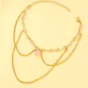 Anel de Braço Gota d'Água de Zircônia Multicamadas Mais Vendido da Amazon Moda Europeia e Americana Pulseira Sexy de Strass para Mulheres Pulseira