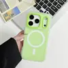 Funda de teléfono magnética transparente de orejas de gato de gelatina adecuada para Apple 17 Pro Max funda blanda iPhone 16 material al por mayor