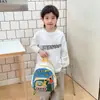 Mochila Escolar para Bebê de Jardim de Infância Desenho Animado Fofo Escavadeira Mochila para Meninos e Meninas 2025 Nova Bolsa Infantil de Comércio Exterior