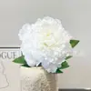 Peonía y Rosa Estilo Chino Flor Artificial Cabeza Única Exhibición de Ventana Fotografía del Hogar Boda Vestíbulo de Hotel Venta al por Mayor Transfronteriza