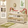 Estante para zapatos plegable, sin instalación, transfronterizo, multicapa, para uso doméstico, adecuado para entradas, zapatero simple, pequeño estante de almacenamiento