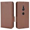 Para SONY Xperia XZ2 Funda de Cuero Tipo Libro Tarjetero SONY xz2 Funda para Teléfono Móvil Funda Protectora Hebilla Lateral Patrón Lichi