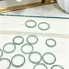 Anillo de Jadeíta Birmana Azul Agua de Grado A, Joyería de Jade para Mujer