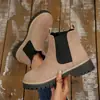 Botas Martin de ante para pareja otoño e invierno botas desierto casual retro de mujer botas de trabajo botas Chelsea cortas zapatos de caña alta para hombre
