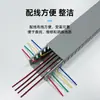 Plástico PVC 30*40*80 Sellado 50 Cerrado 60*50 Dentado Gris Caja Eléctrica Control Gabinete Eléctrico Canaleta para Cableado