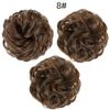 [Listo para envío transfronterizo] Peluca con banda para el cabello rizado, bolsa para el cabello, diadema europea y americana con moño esponjoso, banda para el cabello, fabricante de moño flor