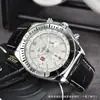 Explosiones de comercio exterior cien años fábrica directa al por mayor AliExpress wish cronógrafo de cuarzo de función completa seis agujas reloj de negocios