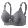 Fabricante Original Comércio Exterior Sutiã Confortável de Copa Moldada Fina para Mulheres de Meia-Idade e Idosas Sutiã com Três Colchetes