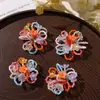 Atmósfera de Principios de Primavera Racimos de Flores de Cuentas de Arroz Color Crema de Hada DIY Aretes Frescos Dulces Lindos Accesorios para el Cabello Accesorios de Flor para Zapatos