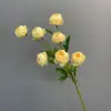 Bola de Flores Artificiais Exquisite de 7 Cabeças Transfronteiriça para Casamento ao Ar Livre, Arranjo de Flores, Parede de Flores de Fundo, Decoração de Boas-Vindas, Flores Artificiais