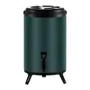 Balde de Aço Inoxidável para Milk Tea Grande Capacidade 14-20L Balde Isolado para Armazenamento Frio Loja de Milk Tea Balde de Chá Comercial Doméstico Balde de Leite de Soja
