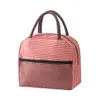 Bolsa Térmica Portátil de Folha de Alumínio Listrada Bolsa de Almoço Bolsa de Almoço Bolsa de Gelo Bolsa de Almoço Bolsa Fria Bolsa de Piquenique Bolsa de Marmita