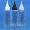 Con escala 100ml boca afilada extrusión botella cuadrada modelo pigmento para colorear botella mezcladora pegamento tinta pigmento pigmento re-embotellado