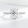 Anillo Ajustable Abierto con Forma de Huevo Multicolor de Tesoro de Color, Chapado en Oro de 18K, Conjunto de Cobre Personalizado con Circonita, para Mujer