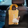 Caixa de Lenços Criativa para Carro, Caixa de Lenços para Carro com Boneca Fofa Suspensa, Bolsa de Lenços Suspensa de Alta Qualidade, Decoração de Interior de Carro