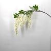 Wisteria Abrolia Simulada Wisteria Pendurada Flores de Seda Simuladas Decoração de Teto para Salão de Casamento Flores Simuladas Atacado