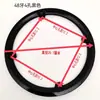 Cubierta de Bielas de Bicicleta Ordinaria de 4 Agujeros 5 Agujeros 40T 42T 44T 48T Protector de Plato de Bicicleta de Montaña Envío Gratis