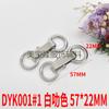 Abrigo de Mujer Accesorios Decorativos Hebilla Decorativa de Metal Hebilla Hebilla Simple de Cinturón para Mujer Cabeza Hebilla Cortavientos Hebilla de Cintura