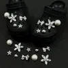Estampado de leopardo retro ins Crocs accesorios DIY estilo desierto flores para zapatos hebilla de zapato de mujer decoración flor de rosa linda desmontable
