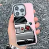 Capa para iPhone 15 Pro Carro Esportivo JDM 14/13 Branco Aurora 12 Apple 11 Xs Max Hard Plus Laser XR