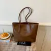 Bolso Tote Casual Sencillo Más Vendido Transfronterizo Gran Capacidad Nuevo Artículo Popular 2025 Bolso de Hombro Único Retro para el Trabajo Bolso de Axila