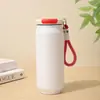 Taza Isotérmica Portátil de Alto Valor Transfronteriza de Acero Inoxidable 304 con Asa para Estudiante al Aire Libre para Llevar Venta al por Mayor