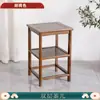 Silla Redonda de Madera Maciza China Juego de Tres Piezas Silla de Gran Tutor Silla de Mesa de Té Combinación Silla de Anfitrión Antigua Silla Sombrero de Funcionario Silla de Té