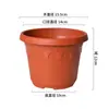 Macetas de Plástico Engrosado Imitación Cerámica Para Plantar Rábanos Verdes y Plantas de Anturio Macetas para Plantas Verdes Plantación en Balcón y Jardín Macetas Decorativas