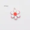 Flor de Color Resina Cactus Aguacate Zanahoria Colgante DIY Pendientes Hechos a Mano Llavero Accesorios Colgante