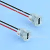 Arnés de cableado con casquillo de tuerca circular de 2P tipo C moldeado por inyección para instalación de toma USB-C con cableado de 24 AWG
