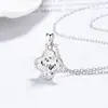 Colar de Trevo da Sorte Gelo Picado para Mulheres Prata Esterlina 925 Moda Ins Nicho Versátil Corrente para Clavícula Joia de Alto Padrão