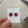 Pendientes de Flor de Nicho Europeos y Americanos Transfronterizos Lele Jewelry para Mujer, Pendientes Versátiles de Gama Alta, Modernos y Sencillos