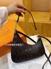 Bags2026 Bolso de Hombro y Axila Texturizado Estilo Nuevo, Bolso Cruzado de Moda para Mujer para el Trabajo, Bolso Clásico de Monograma en Forma de Media Luna