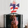 Novo Dia da Independência Americana pendente decoração placa da porta decoração amor bandeira de madeira pendurado decoração cena layout
