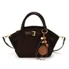 Bolsa plissada de design único, novo estilo fashion, bolsa tote versátil retrô para o dia a dia, bolsa de ombro e bolsa transversal