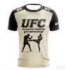 Camiseta Esportiva 2026, UFC, Boxe e Wrestling Impressão 3D, Gola Redonda, Casual, Respirável, Secagem Rápida